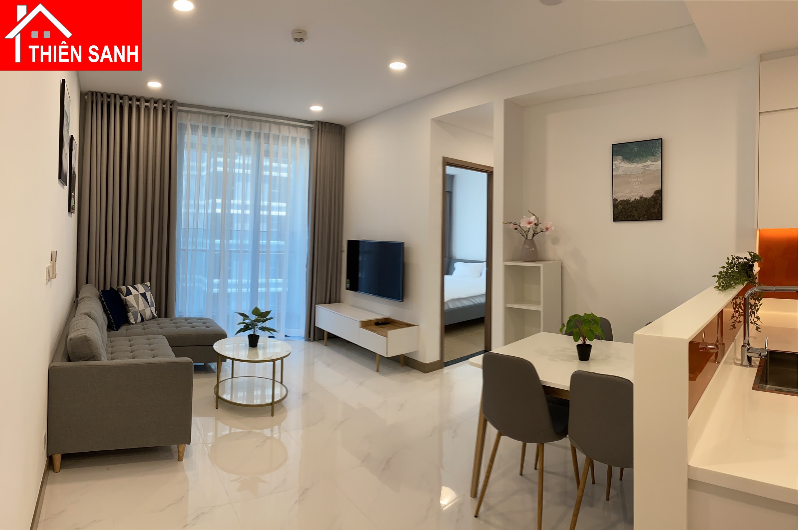 Cho thuê căn hộ cao cấp Sunwah Pearl – 1 Phòng Ngủ
